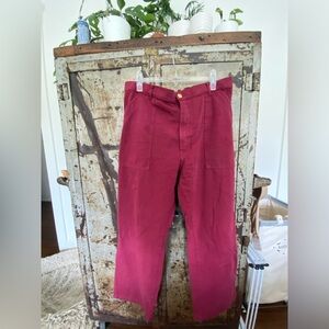 Big Bud Press work pants - Maroon - size XL